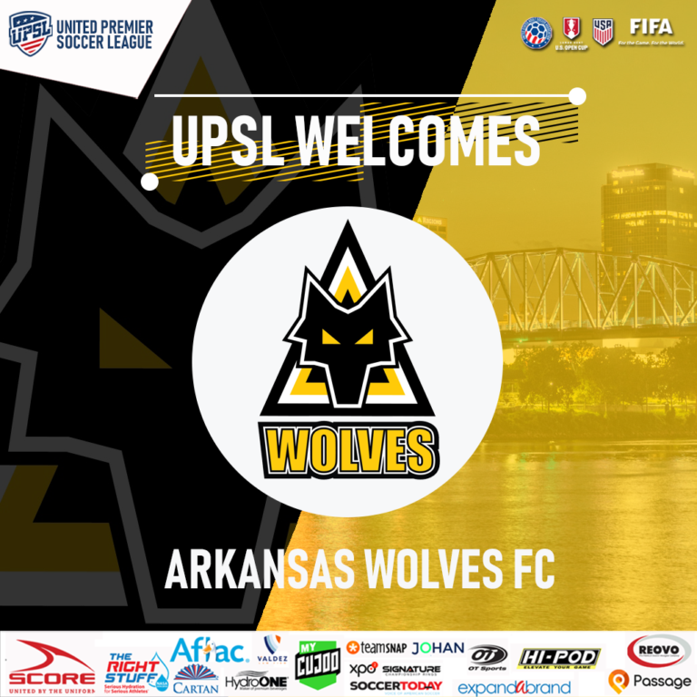 UPSL Announces Arkansas Expansion with Arkansas Wolves FC