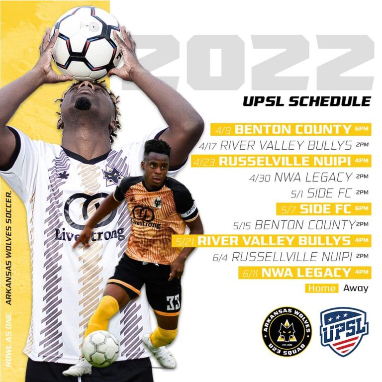 Mens UPSL Squad Schedule announced