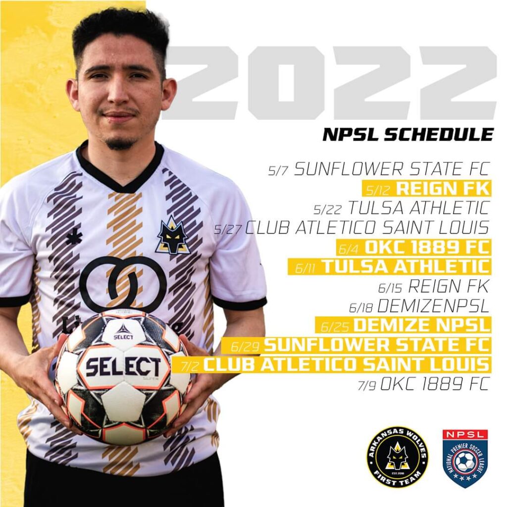 NPSL Schedule announced for Wolves Men