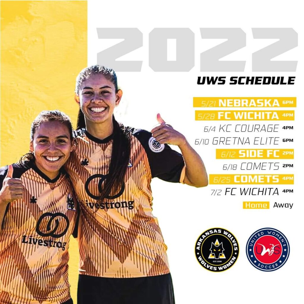 UWS Schedule announced for Wolves Women