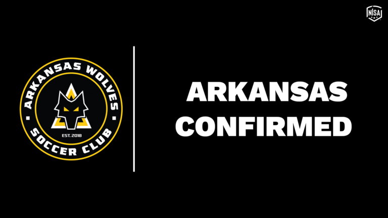 The National Independent Soccer Association (NISA) announces Arkansas Wolves FC as the league’s sixth club to participate in the 2025 NISA Pro Cup this fall