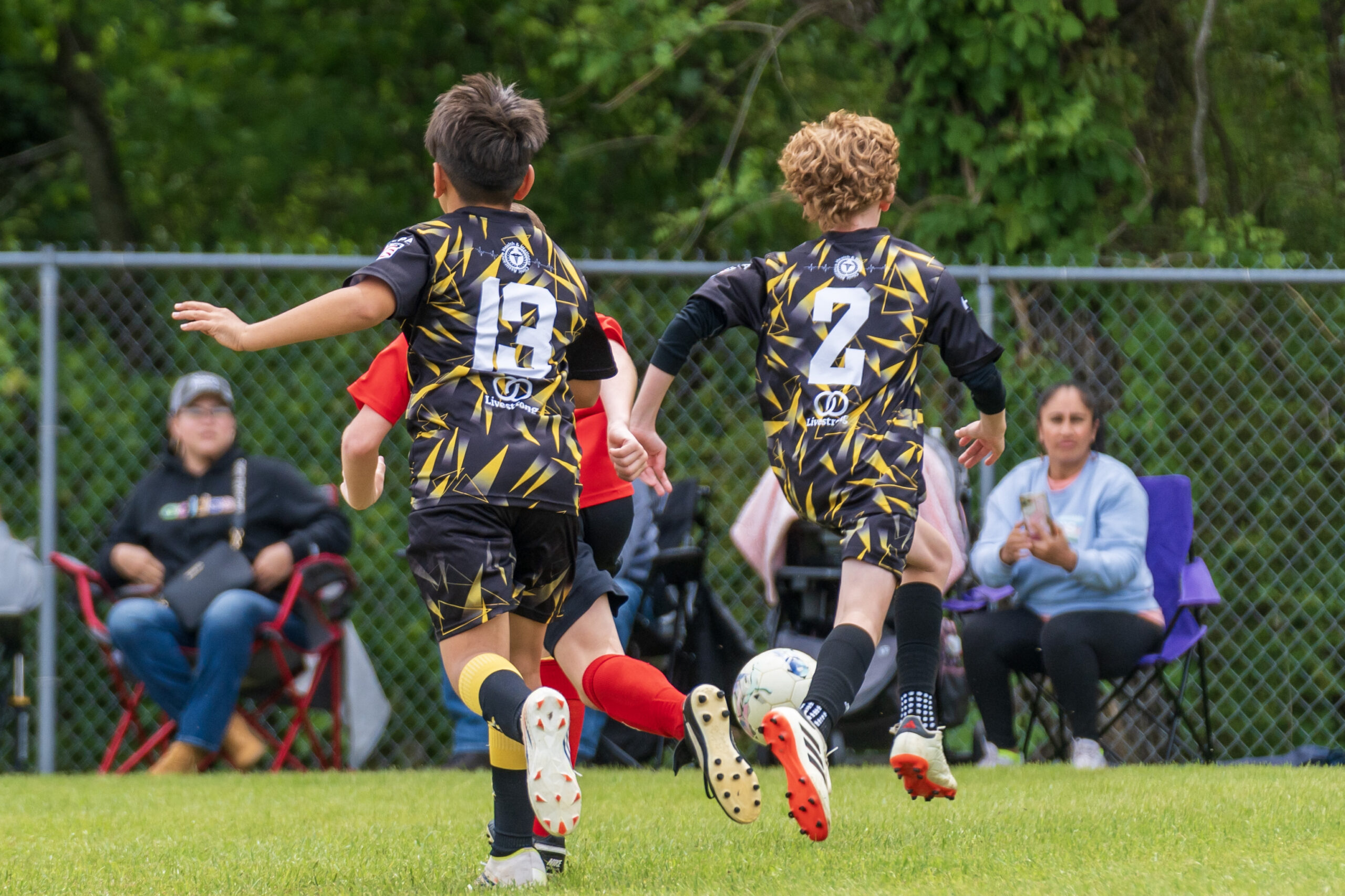 Arkansas Wolves Elite youth players competing