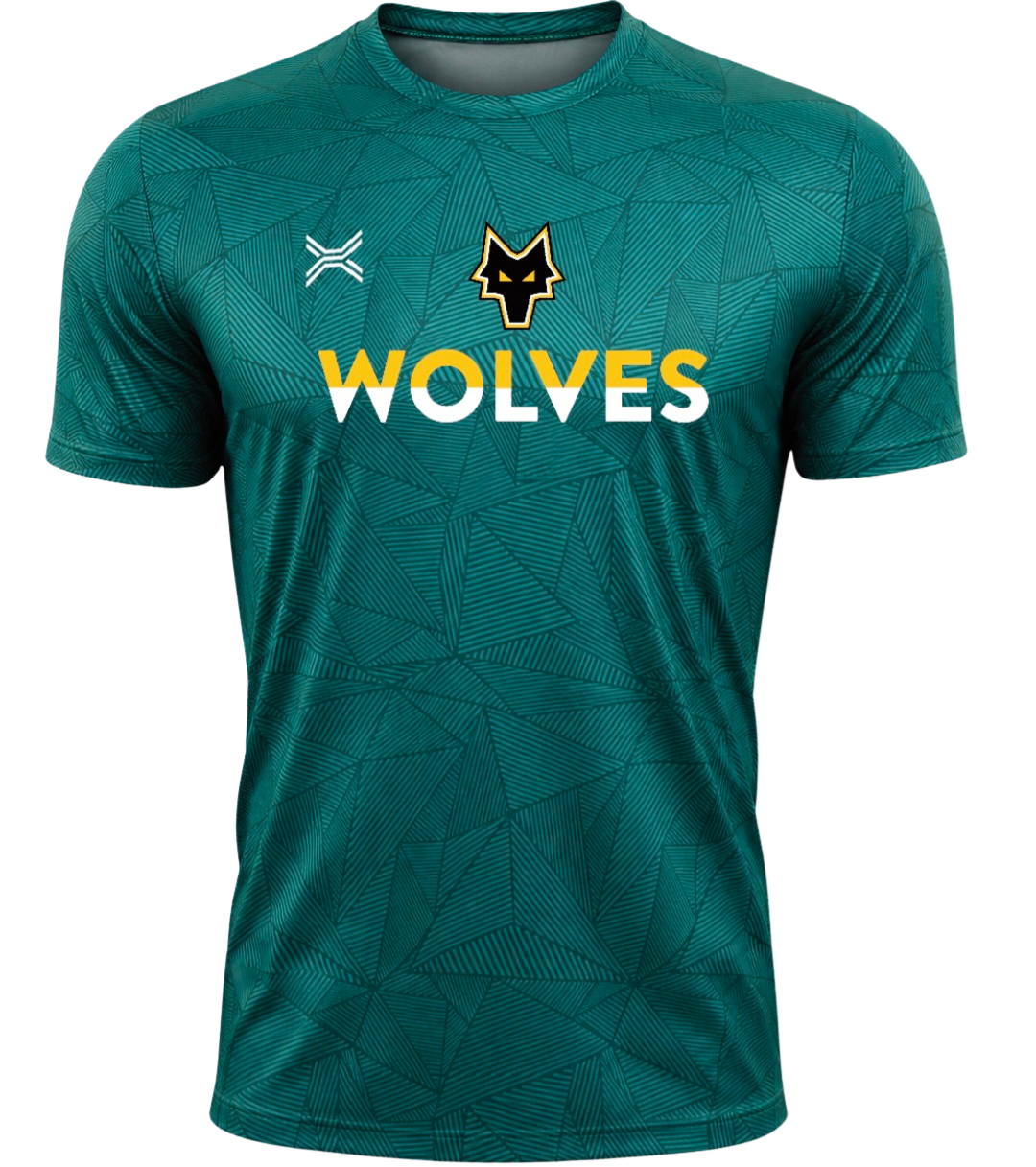 Wolves Pro Training Top Teal Geo